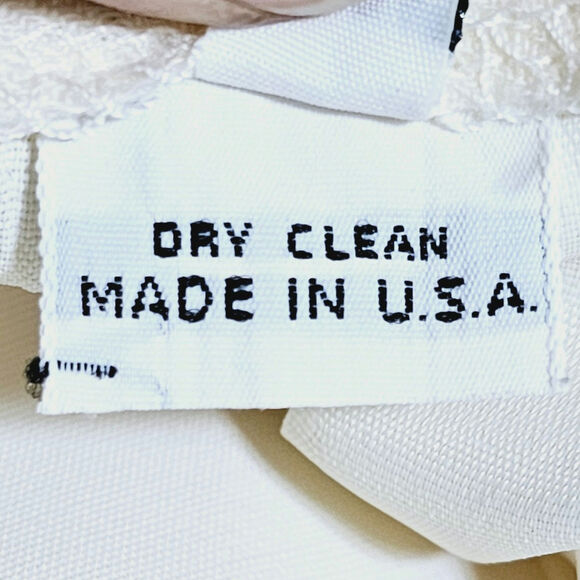 Jones New York 100% Pure Wool Pants Ivory Pleated Professional Neutral Size 10P - Picture 7 of 7